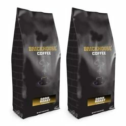 Brickhouse Ground Coffee, Dark Roast, 2/12 Oz Bags