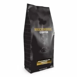 Brickhouse Ground Coffee, Milk Chocolate Caramel, 6/12 Oz Bags -coffee Sales Store brickhouse ground coffee milk chocolate caramel 12oz bag 1