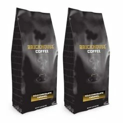 Brickhouse Ground Coffee, Milk Chocolate Caramel, 2/12 Oz Bags