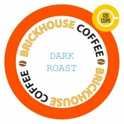 Brickhouse Single Serve Coffee, Dark Roast, 120 Count