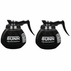 BUNN® BUNN 64oz Blk Hndl Glass Decanter (2pk)