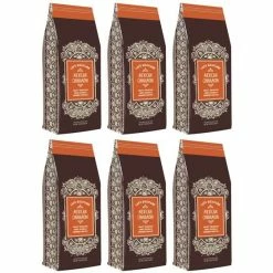 Cafe Mexicano Ground Coffee, Mexican Cinnamon, 1 Lb Bag (6 Pack)