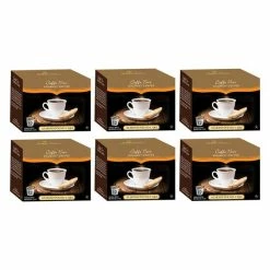 Caffe Noir Gourmet Coffee Almond Pound Cake, Single Serve Beverage Cups, 6 Box 12 Count Each