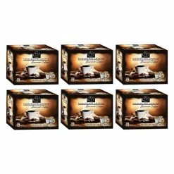 Caffe Noir Gourmet Coffee Chocolate Peanut Butter, Single Serve Beverage Cups, 6 Box 12 Count Each