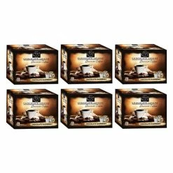 Caffe Noir Gourmet Coffee Chocolate Raspberry, Single Serve Beverage Cups, 6 Box 12 Count Each
