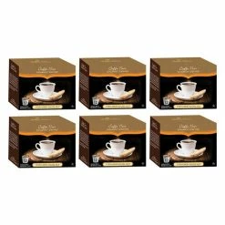 Caffe Noir Gourmet Coffee Cinnamon Hazelnut, Single Serve Beverage Cups, 6 Box 12 Count Each
