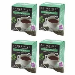 China Mist - Simply Mint Herbal Full Leaf Tea Sachet, 4 Boxes 15 Count Each