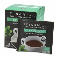 China Mist - Simply Mint Herbal Full Leaf Tea Sachet, 4 Boxes 15 Count Each 9 China Mist - Simply Mint Herbal Full Leaf Tea Sachet, 4 Boxes 15 Count Each -coffee Sales Store china mist simply mint herbal full leaf tea sachet 15 count box 2 1