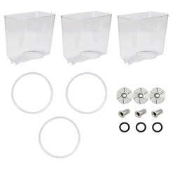 Crathco Triple Parts Kit: 5-Gallon Bowl 1288 (3-pack) & Preventative Maintenance Kit (3-pack)