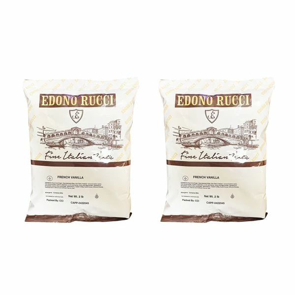 Edono Rucci French Vanilla Cappuccino Mix, 2 Bags (2 Lbs Each) 3 Edono Rucci French Vanilla Cappuccino Mix, 2 Bags (2 Lbs Each)