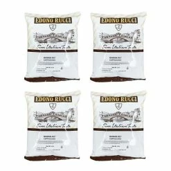 Edono Rucci Banana Nut Powdered Cappuccino Mix, 4 Bags( 2 Lbs Each)