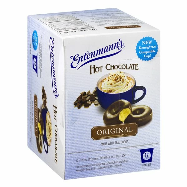Entenmann's Single Serve Coffee, Hot Chocolate Original, 6/12 Count 6 Entenmann's Single Serve Coffee, Hot Chocolate Original, 6/12 Count - Image 4