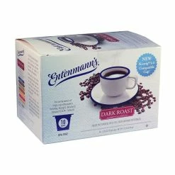 Entenmann's Single Serve Coffee, Dark Roast, 4/10 (40 Count) -coffee Sales Store entenmanns single serve coffee dark roast 10 cups 1