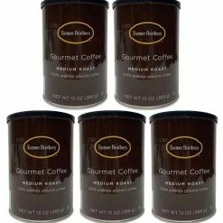 Farmer Brothers Medium Roast Ground Coffee (5 Cans/13 Oz)