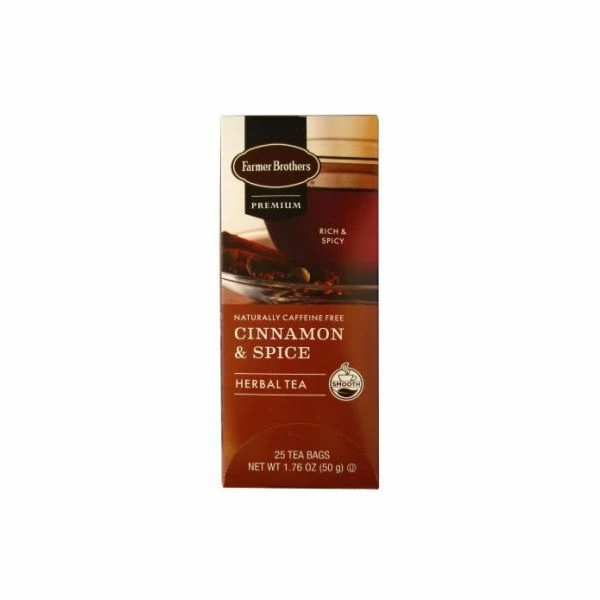 Farmer Brothers Premium: Cinnamon Hot Tea, 2/25 Ct Tea Boxes 5 Farmer Brothers Premium: Cinnamon Hot Tea, 2/25 Ct Tea Boxes - Image 3