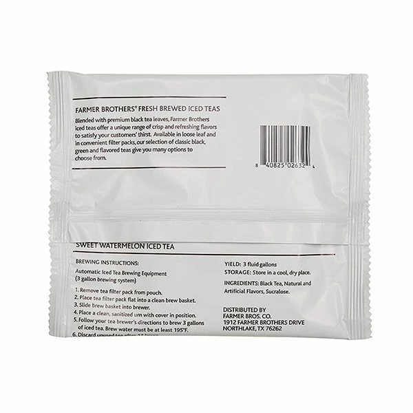 Farmer Brothers Premium Sweet Watermelon Iced Tea Filterpacks (24 Count) 4 Farmer Brothers Premium Sweet Watermelon Iced Tea Filterpacks (24 Count) - Image 2