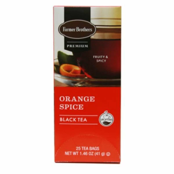 Farmer Brothers Premium Orange Spice Hot Tea, 6/25 Ct Tea Boxes 4 Farmer Brothers Premium Orange Spice Hot Tea, 6/25 Ct Tea Boxes - Image 2