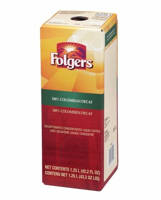 Folgers 1.25 Liter 100% Colombian Decaf (One) 3 Folgers 1.25 Liter 100% Colombian Decaf (One)