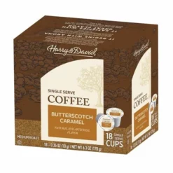 Harry & David Butterscotch Caramel Single Serve Coffee, 2/18 Count 6 Harry & David Butterscotch Caramel Single Serve Coffee, 2/18 Count -coffee Sales Store harry david butterscotch caramel single serve coffee