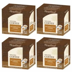 Harry & David Butterscotch Caramel Single Serve Coffee,4/18 Count