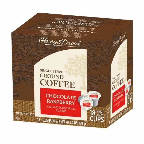 Harry & David Chocolate Raspberry Single Serve Cups, 2/18 Count 4 Harry & David Chocolate Raspberry Single Serve Cups, 2/18 Count - Image 2