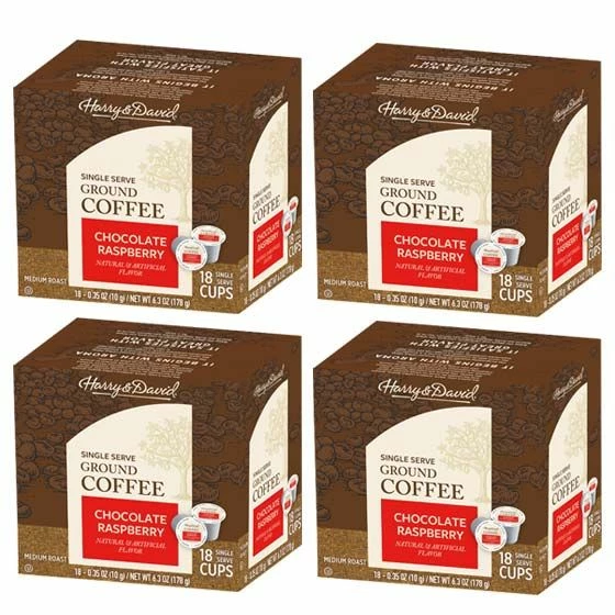Harry & David Chocolate Raspberry Single Serve Cups, 4/18 Count 3 Harry & David Chocolate Raspberry Single Serve Cups, 4/18 Count
