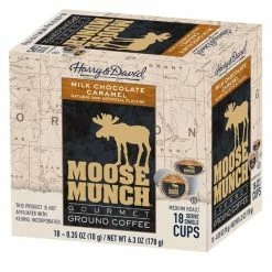 Harry & David Milk Chocolate Caramel Moose Munch Single-Serve Coffee 2/18 Count 8 Harry & David Milk Chocolate Caramel Moose Munch Single-Serve Coffee 2/18 Count -coffee Sales Store harry david milk chocolate caramel moose munch single serve coffee