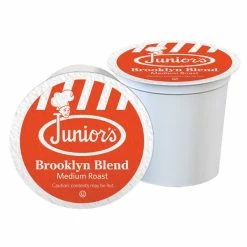 Junior's Most Fabulous Brooklyn Blend, Medium Roast Single Single Serve 100 Ct -coffee Sales Store juniors most fabulous brooklyn blend medium roast single single serve 100 ct