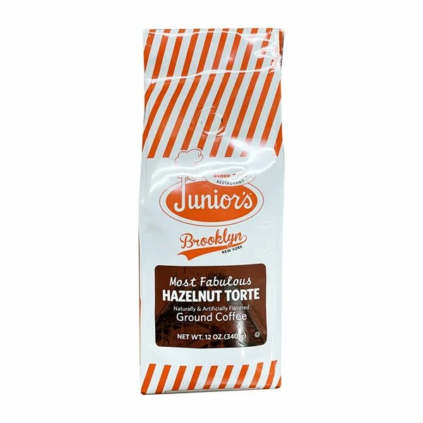 Junior's Most Fabulous Hazelnut Torte Ground Coffee, 12 Oz Bag 3 Junior's Most Fabulous Hazelnut Torte Ground Coffee, 12 Oz Bag