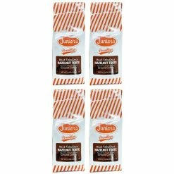 Junior's Most Fabulous Hazelnut Torte, Medium Roast Ground Coffee, 4/12 Oz Bags