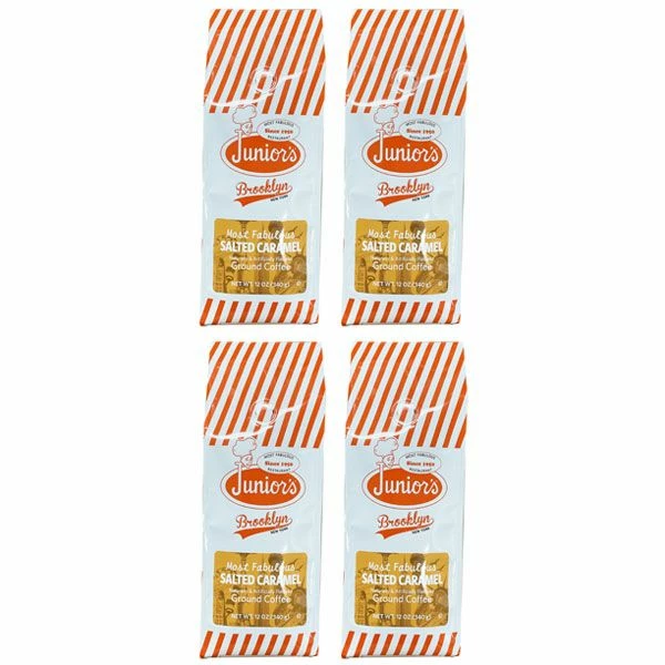 Junior's Most Fabulous Salted Caramel Ground Coffee, 4/12 Oz Bag 3 Junior's Most Fabulous Salted Caramel Ground Coffee, 4/12 Oz Bag