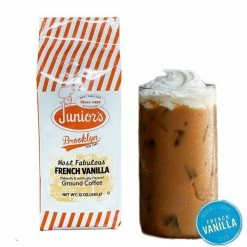Junior's Most Fabulous French Vanilla, Medium Roast Ground Coffee, 4/12 Oz Bags -coffee Sales Store juniorsfrenchvaniila 2