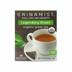 China Mist - Legendary Green Organic Black Full Leaf Tea Sachet, 15 Count Box 7 China Mist - Legendary Green Organic Black Full Leaf Tea Sachet, 15 Count Box -coffee Sales Store legendarygreen teasachet packet 1 2