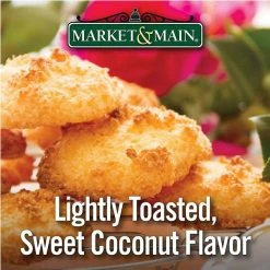 Market & Main Coconut Macaroon Single Serve Coffee Cups, 2 Boxes (24 Cups) -coffee Sales Store market main onecup coconut macaroon compatible with keurig k cup brewers 12 count3 2