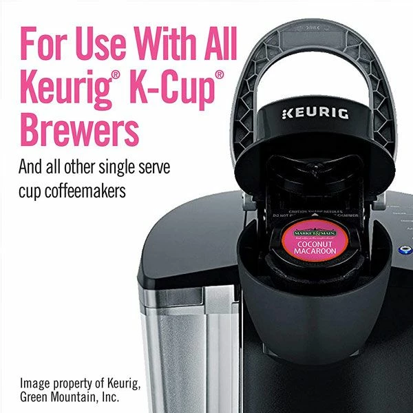 Market & Main Coconut Macaroon Single Serve Coffee Cups, 6 Boxes (72 Cups) 9 Market & Main Coconut Macaroon Single Serve Coffee Cups, 6 Boxes (72 Cups) - Image 7