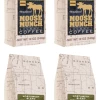 Harry & David Northwest Blend Moose Munch Ground Coffee - 4 Bags (12 Oz Each) -coffee Sales Store mm 12oz 4 bags northwest blend
