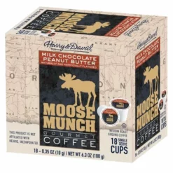 Moose Munch Milk Chocolate Peanut Butter Single Serve Cups, 4/18 Count 7 Moose Munch Milk Chocolate Peanut Butter Single Serve Cups, 4/18 Count -coffee Sales Store moose munch milk chocolate peanut butter single serve cups 18 count 1