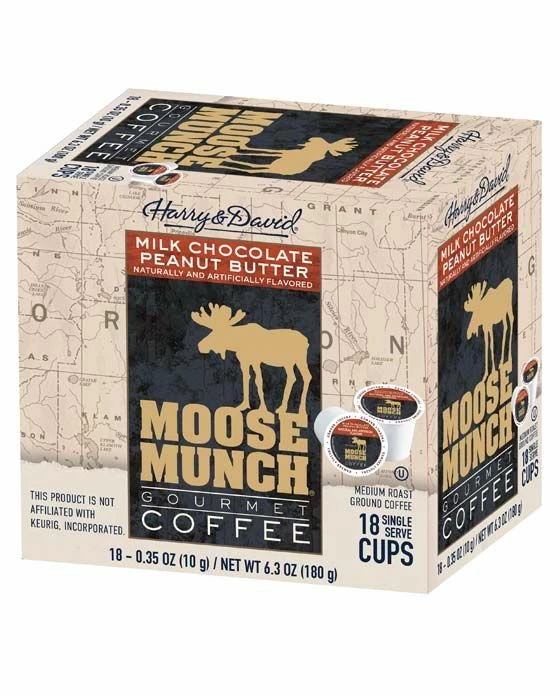 Moose Munch Milk Chocolate Peanut Butter Single Serve Cups, 4/18 Count 4 Moose Munch Milk Chocolate Peanut Butter Single Serve Cups, 4/18 Count - Image 2