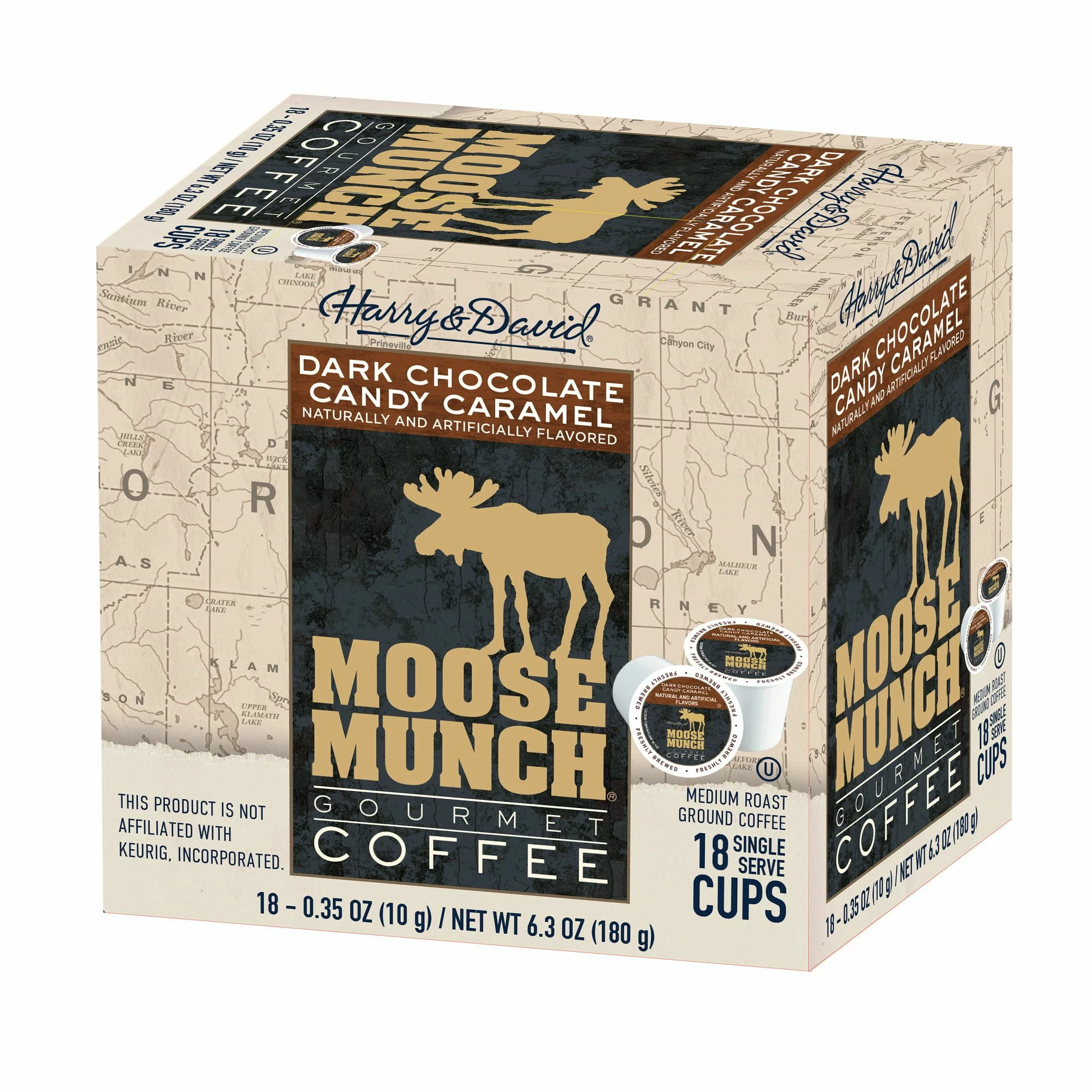 Moose Munch Northwest, Dark Chocolate Caramel, Milk Chocolate Caramel, MapleVanilla 4/18 Ct 6 Moose Munch Northwest, Dark Chocolate Caramel, Milk Chocolate Caramel, MapleVanilla 4/18 Ct - Image 4