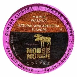 Moose Munch Single Serve Coffee By Harry & David, Maple Walnut, 2/18 Count -coffee Sales Store moosemunchmaplewalnut 2