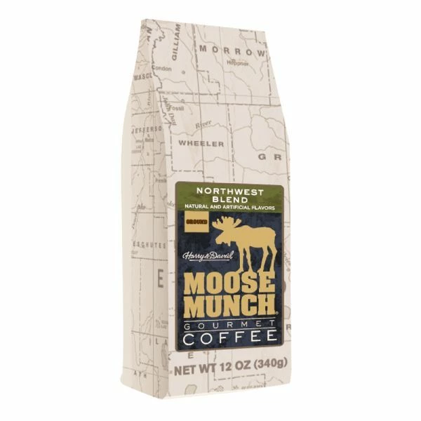 Harry & David Northwest Blend Moose Munch Ground Coffee - 3 Bags(12 Oz Each) 4 Harry & David Northwest Blend Moose Munch Ground Coffee - 3 Bags(12 Oz Each) - Image 2