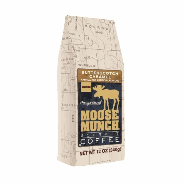 Harry & David Moose Munch Butterscotch Caramel Ground Gourmet Coffee 2 Bags 4 Harry & David Moose Munch Butterscotch Caramel Ground Gourmet Coffee 2 Bags - Image 2