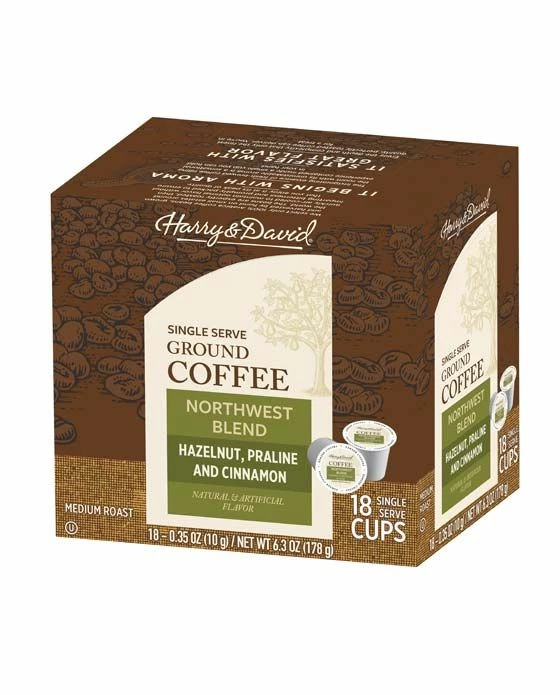 Harry & David Northwest Blend Single Serve Cups Coffee, 2/18 Count 4 Harry & David Northwest Blend Single Serve Cups Coffee, 2/18 Count - Image 2