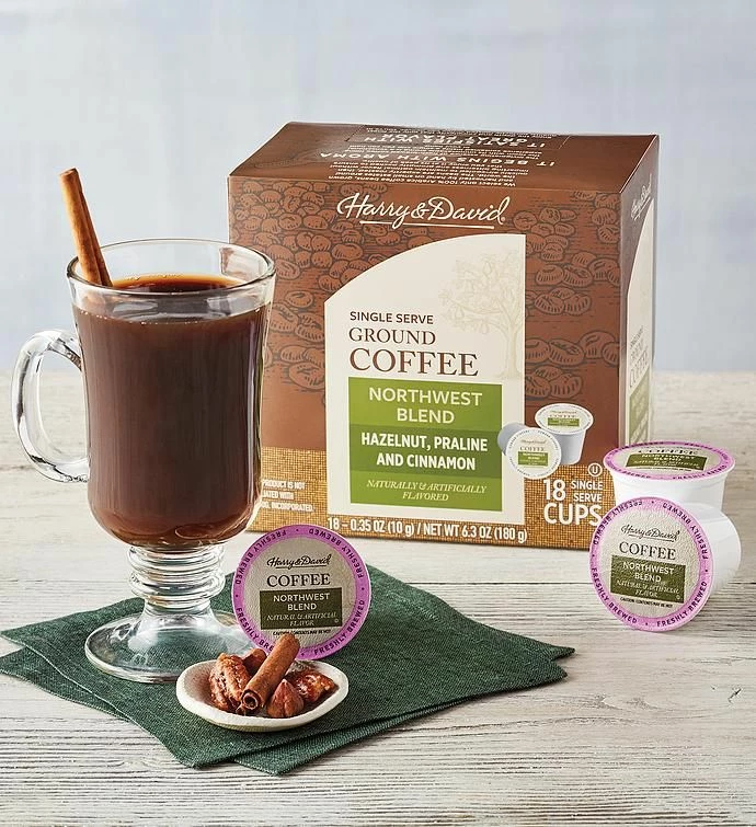 Harry & David-Caramel Pecan,Dark Roast,Northwest,Vanilla Creme Brulee Asst 4/18 Ct (72ct) 4 Harry & David-Caramel Pecan,Dark Roast,Northwest,Vanilla Creme Brulee Asst 4/18 Ct (72ct) - Image 2