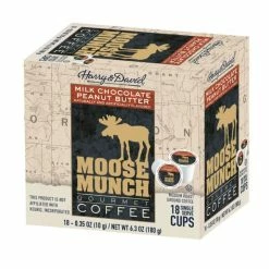Moose Munch Milk Chocolate Peanut Butter Single Serve Cups, 2/18 Count -coffee Sales Store peanutbutter2 2