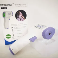 Digital Lcd Infrared Thermometer Non-contact Forehead Baby Adult Temperature USA 12 Pack -coffee Sales Store thermometer 4 scaled