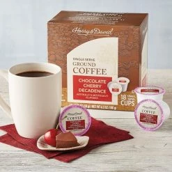 Harry & David Coffee, Chocolate Cherry Decadence, 35 Single Serve Cups -coffee Sales Store xxxxx 3