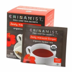 China Mist - Zesty Hibiscus Ginger Organic Black Full Leaf Tea Sachet, 2 Boxes 15 Count Each - Biodegradable And Individually Wrapped 8 China Mist - Zesty Hibiscus Ginger Organic Black Full Leaf Tea Sachet, 2 Boxes 15 Count Each - Biodegradable And Individually Wrapped -coffee Sales Store zestyhibiscusginger teasachets box 730x616 1